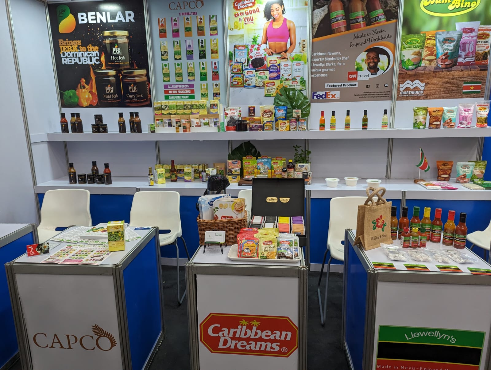Caribbean Dreams Booth at Agroalimentaria 2023